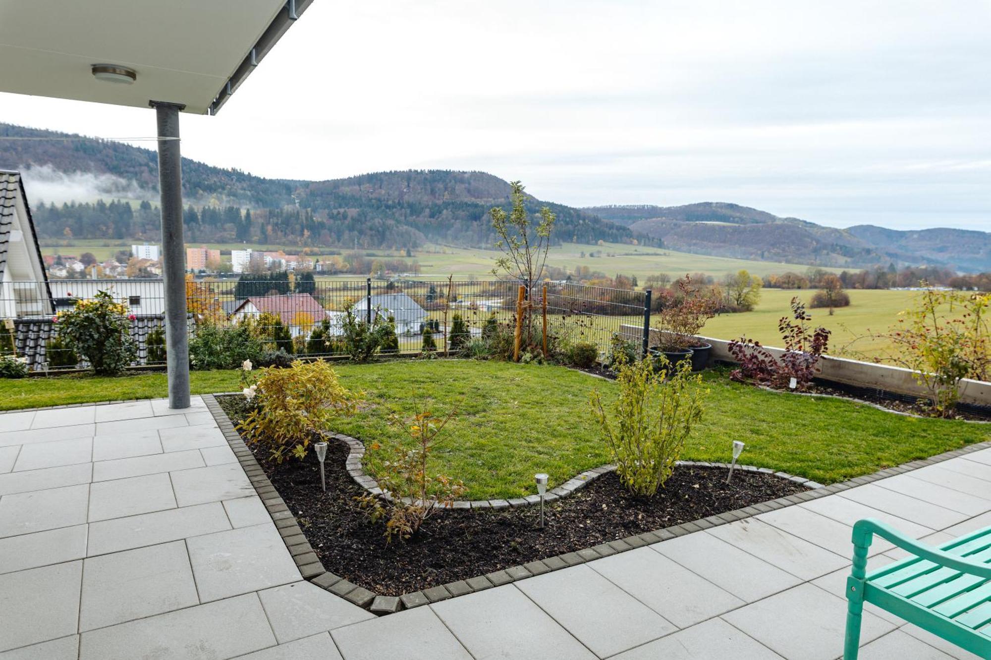 Atemberaubender Ausblick Mit Premium-Wanderwegen Vor Der Haustuer Leilighet Albstadt Eksteriør bilde